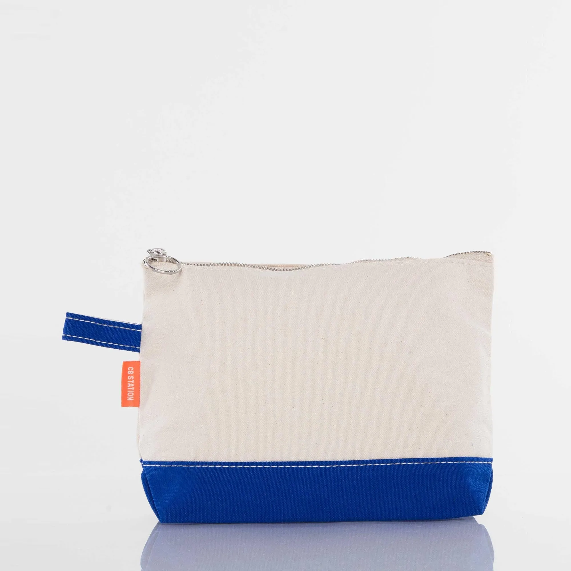Colorblock Canvas Pouch