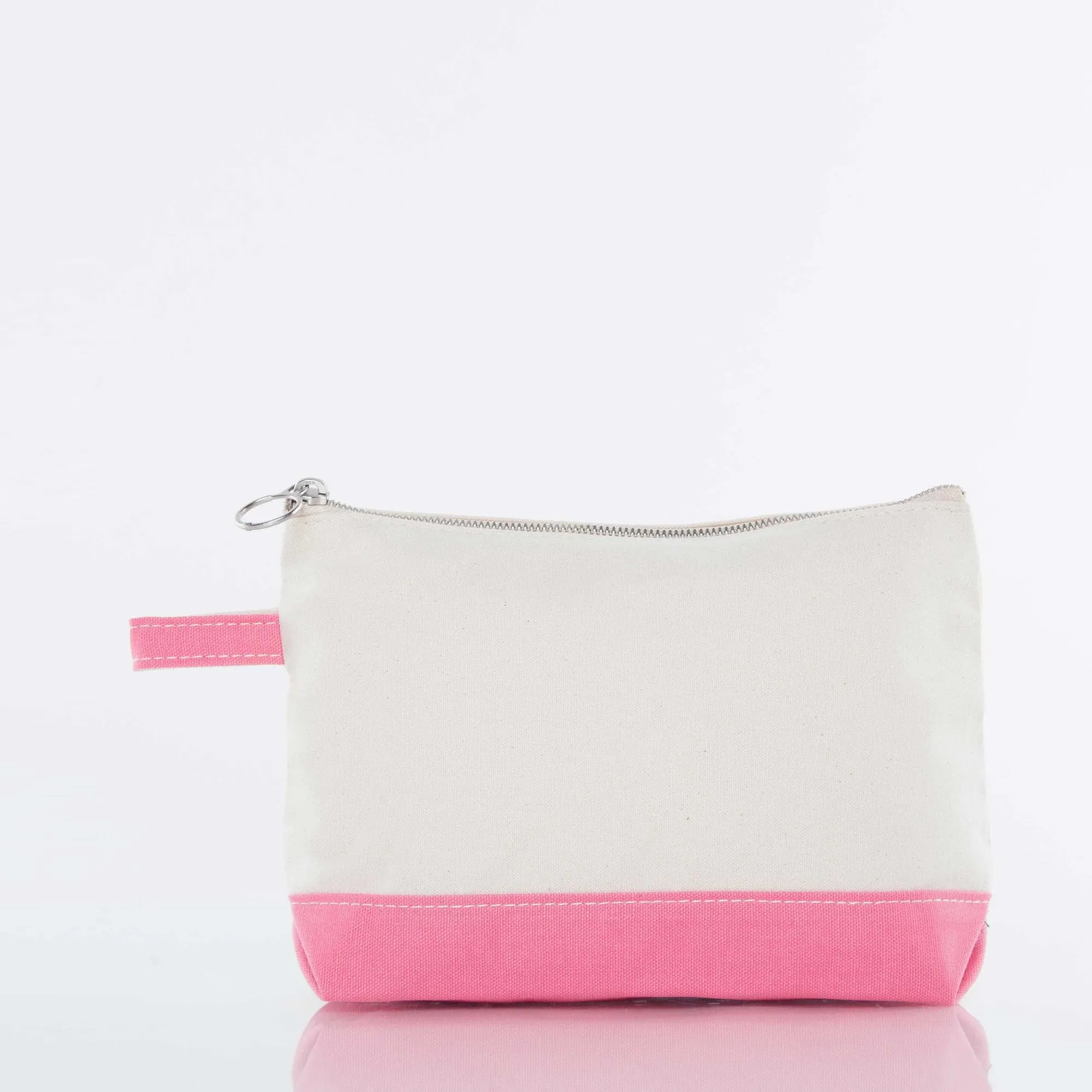Colorblock Canvas Pouch