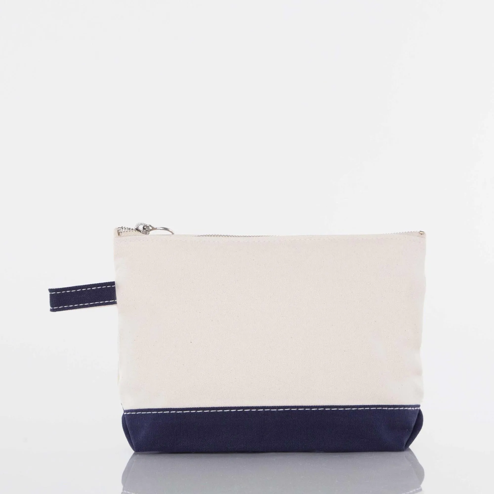 Colorblock Canvas Pouch