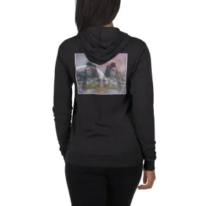 Cosmic Gazer Art Logo Unisex zip hoodie