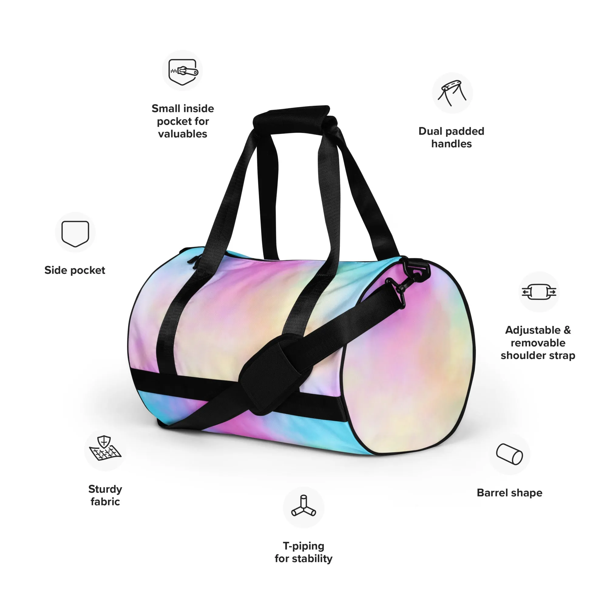 Cotton Candy Gym Bag