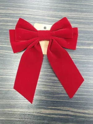DMB Red Velvet Hair Bow
