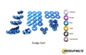 Dodge Dart (2013-2016) Titanium Dress Up Bolts Engine Bay Kit