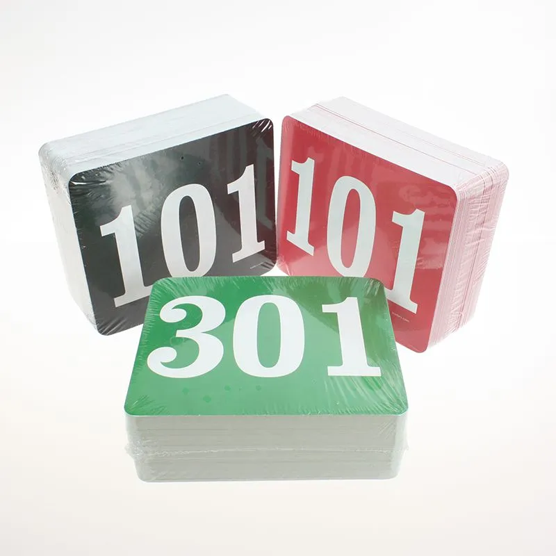 Extra Bold Pre-Numbered Bidder Card (100/Set)