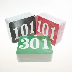 Extra Bold Pre-Numbered Bidder Card (100/Set)