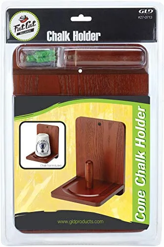 Fat Cat by GLD Products Chalk Cone and MDF Cone Chalk Holder, Black