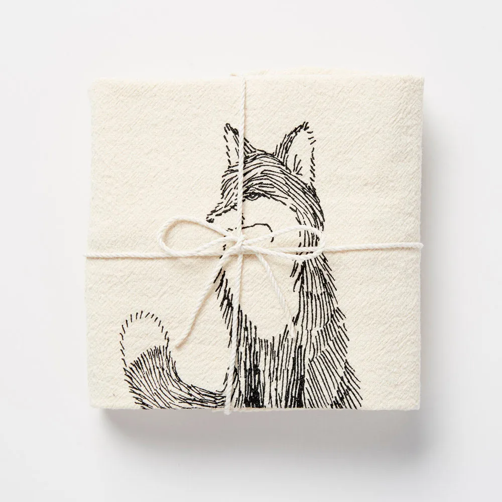 Flour Sack Towel (Multiple Illustrations) by SKT Ceramics