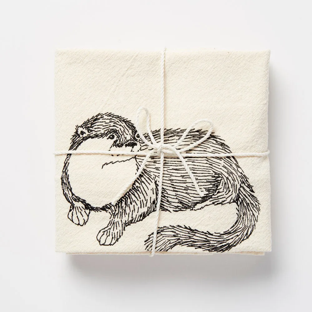 Flour Sack Towel (Multiple Illustrations) by SKT Ceramics