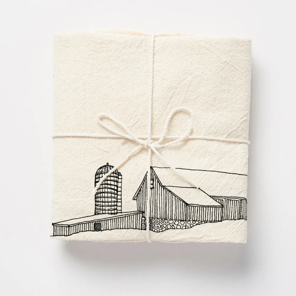 Flour Sack Towel (Multiple Illustrations) by SKT Ceramics