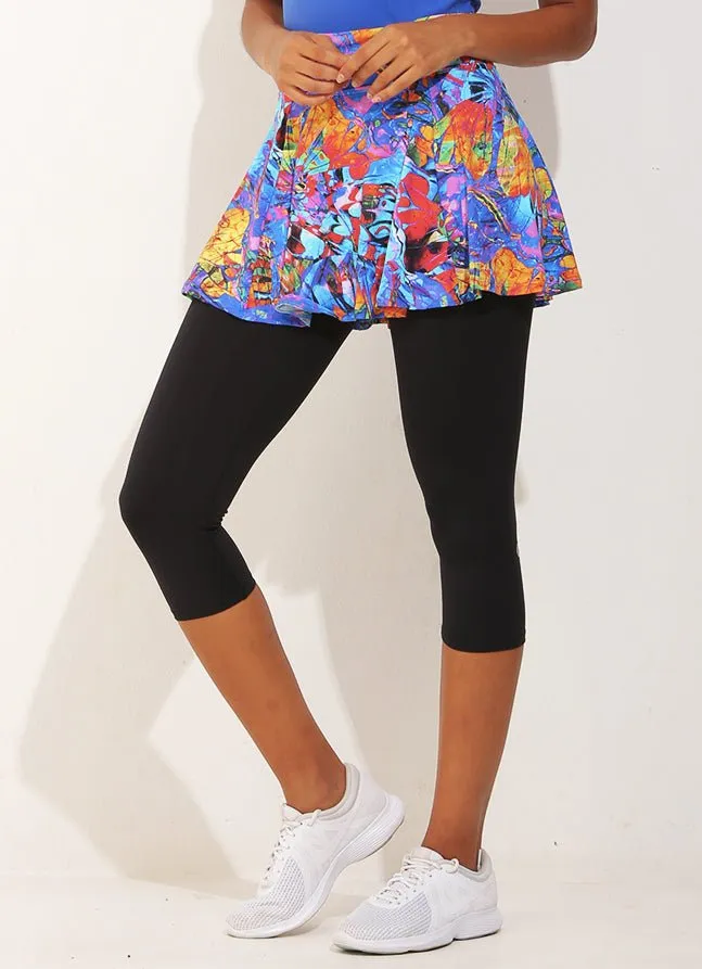 Flow Skirted Capri (Fly)