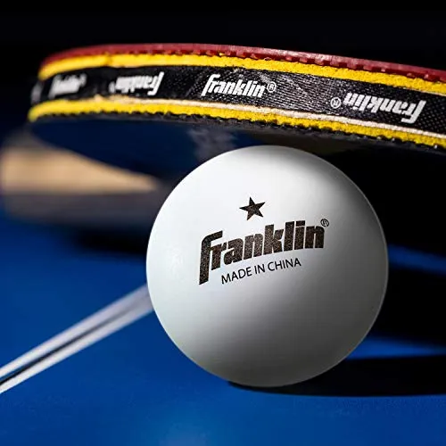 Franklin Sports 1 Star Table Tennis Balls-Pack of 6 (White, 40-mm)