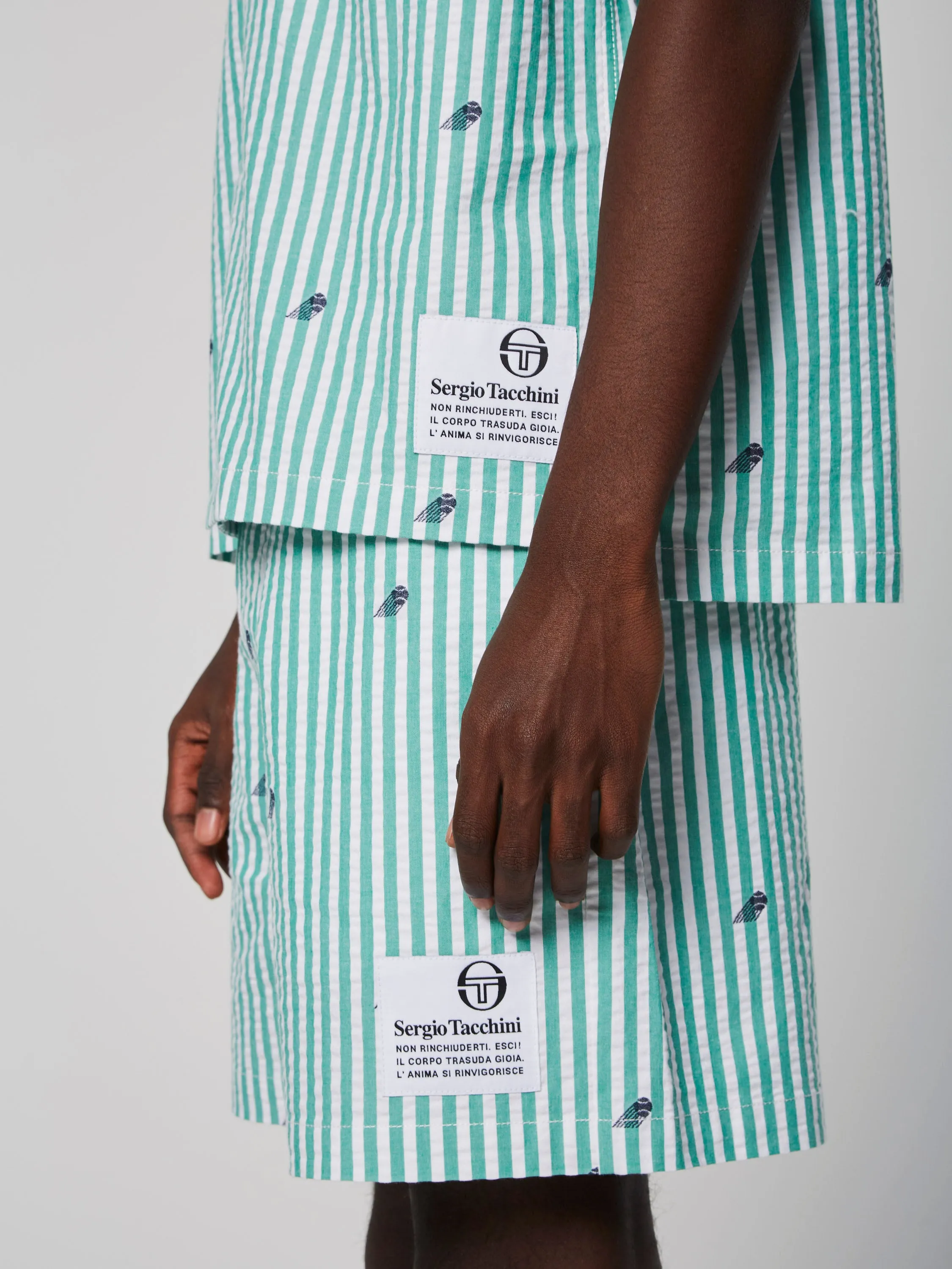 Granda Camp Shirt- Deep Mint