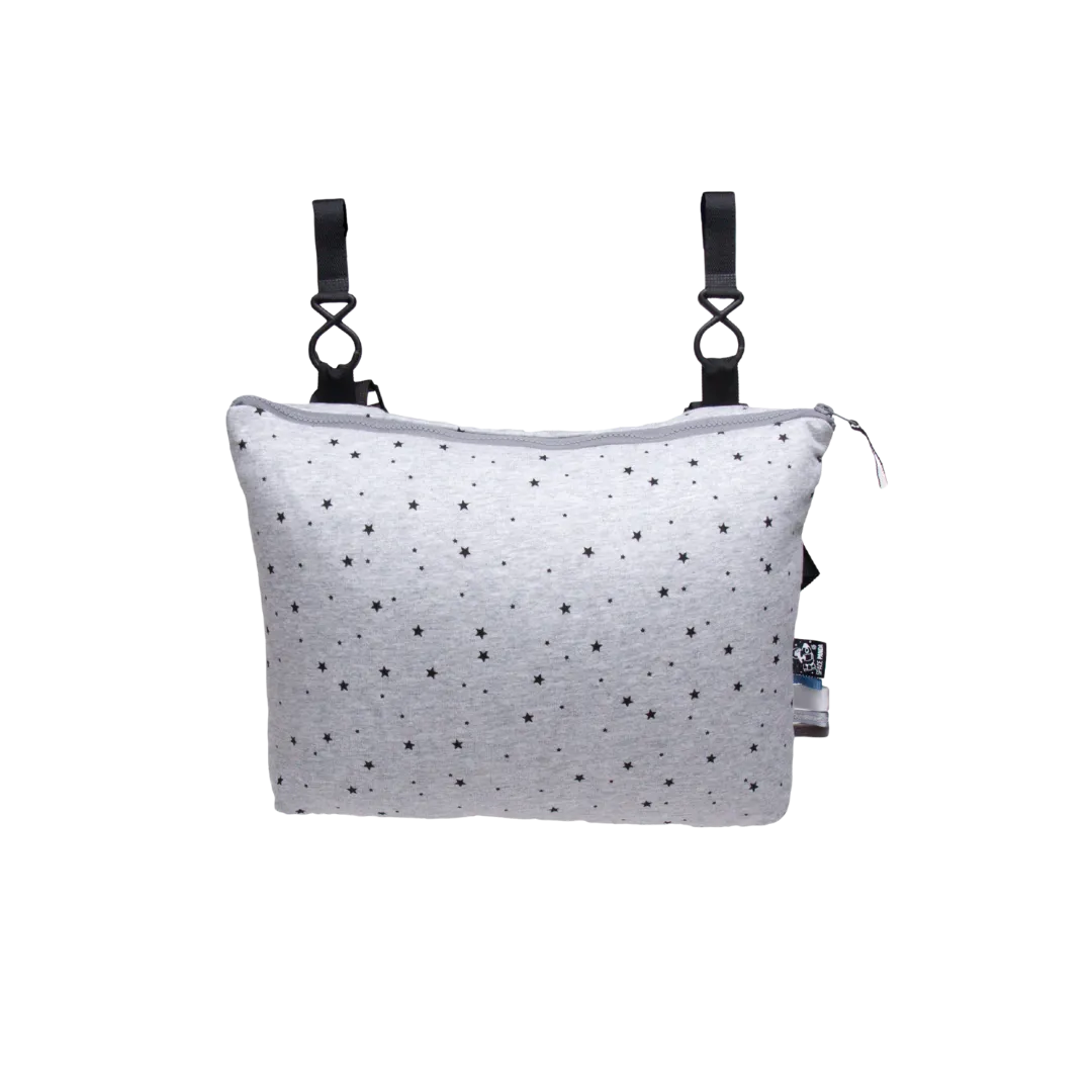 Grey Stars Stroller Bag