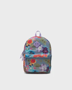 Heritage Kids Backpack in Paper Flowers/Faded Denim