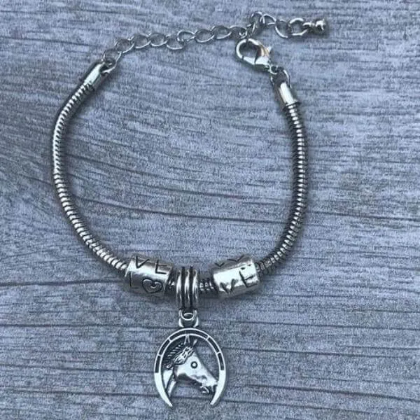Horse Shoe Charm Bracelet