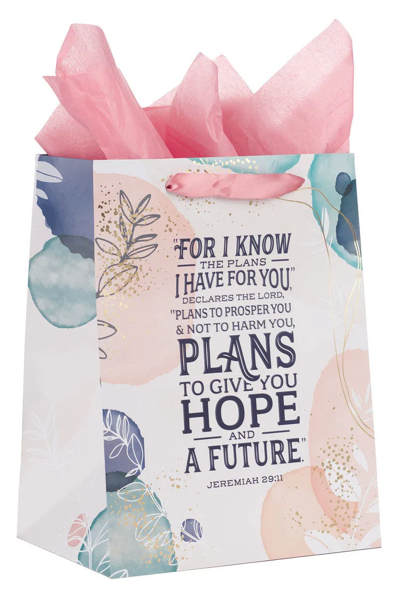 I Know The Plans Large Portrait 3-in-1 Gift Bag Set