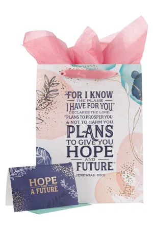 I Know The Plans Large Portrait 3-in-1 Gift Bag Set