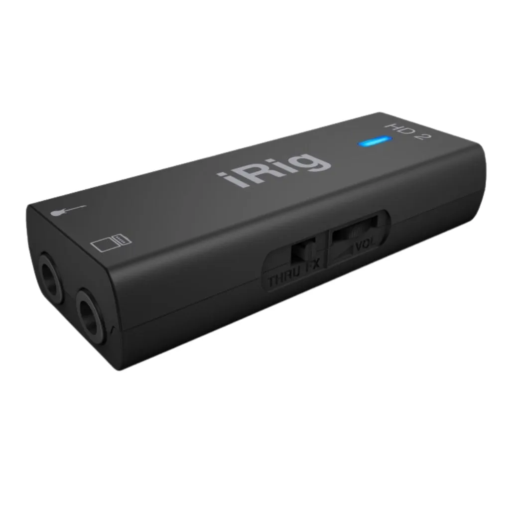 IK iRig HD 2 - Professional Quality Digital Guitar Interface for iPhone, iPad, Mac & PC