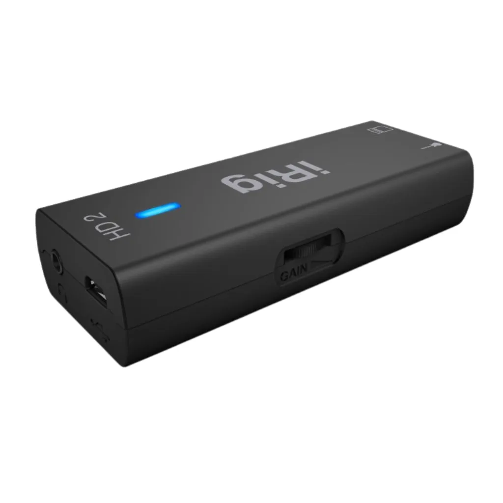 IK iRig HD 2 - Professional Quality Digital Guitar Interface for iPhone, iPad, Mac & PC