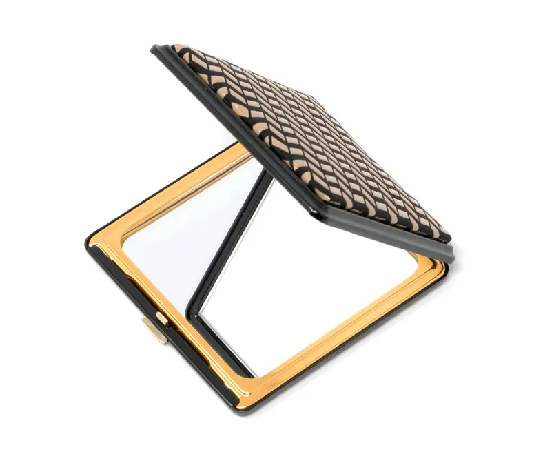 INDEN COMPACT MIRROR CHEVRON PATTERN