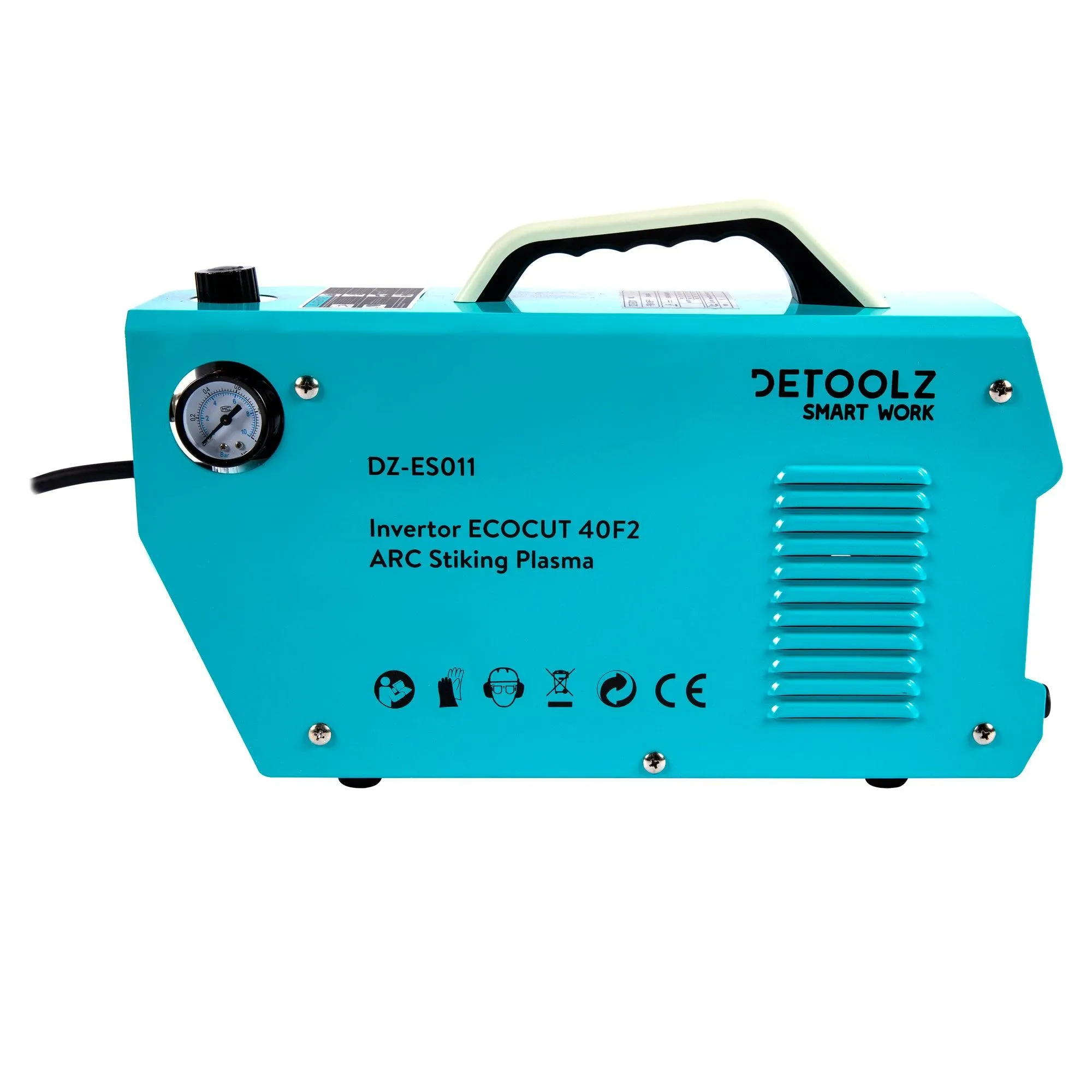 Invertor de Sudură Detoolz Ecocut 40F2, HF Arc Striking Plasma, 5.54 kVA