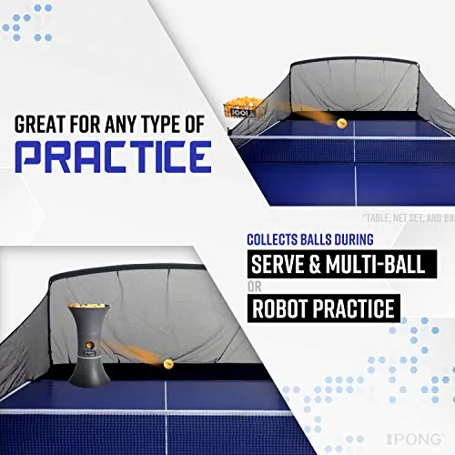 iPong Carbon Fiber Table Tennis Ball Catch Net