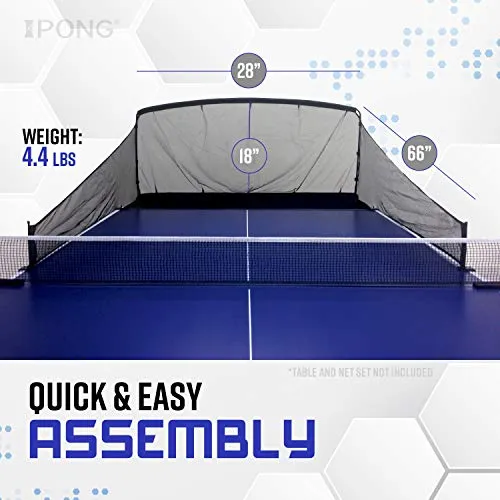 iPong Carbon Fiber Table Tennis Ball Catch Net