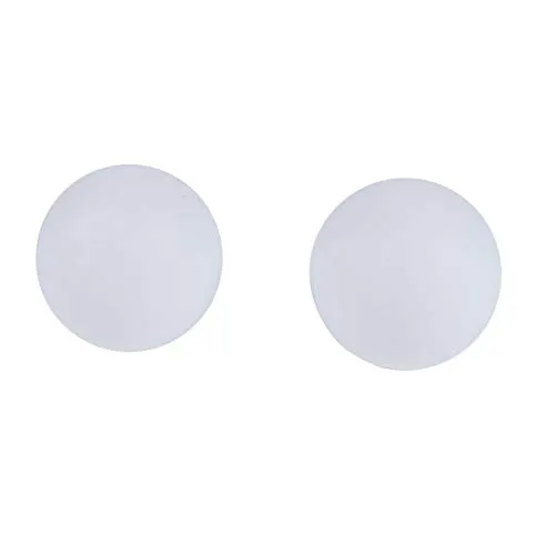 Jacent 40MM Regulation Size White Table Tennis Balls, 6 Ping Pong Balls per Pack, 1-Pack