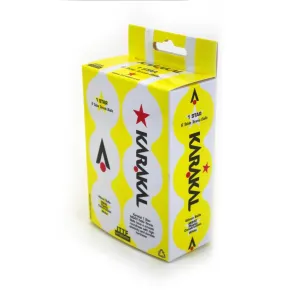 Karakal Table Tennis Balls 1 Star White (6 Pack)