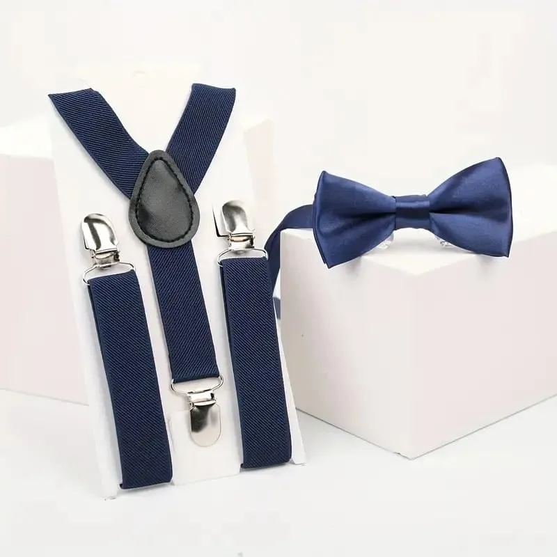 Kids Suspender   Bow Tie Set