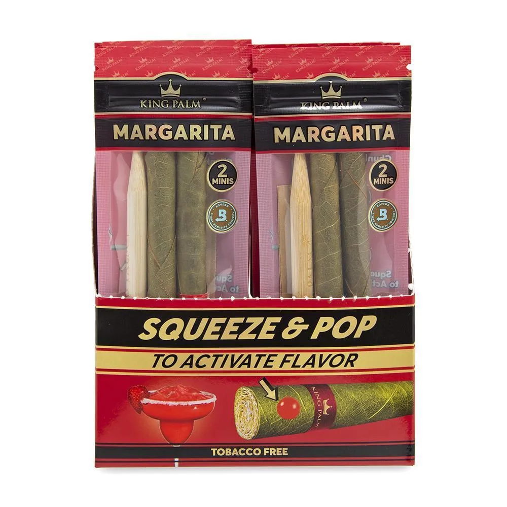 King Palm Mini Size 2 Count Per Pack - Various Flavors - (20 Pack)