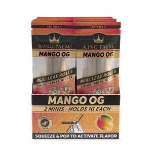 King Palm Mini Size 2 Count Per Pack - Various Flavors - (20 Pack)