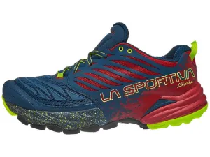 La Sportiva Akasha Mens Trail Running Shoe - Opal/Chili - Clearance