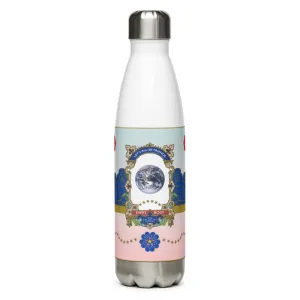 LETS ALL BE FRIENDS Stainless Steel Water Bottle