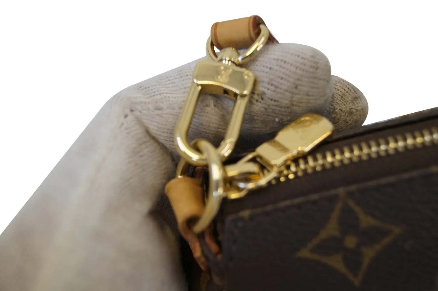LOUIS VUITTON Monogram Eva Pouch Messenger Bag