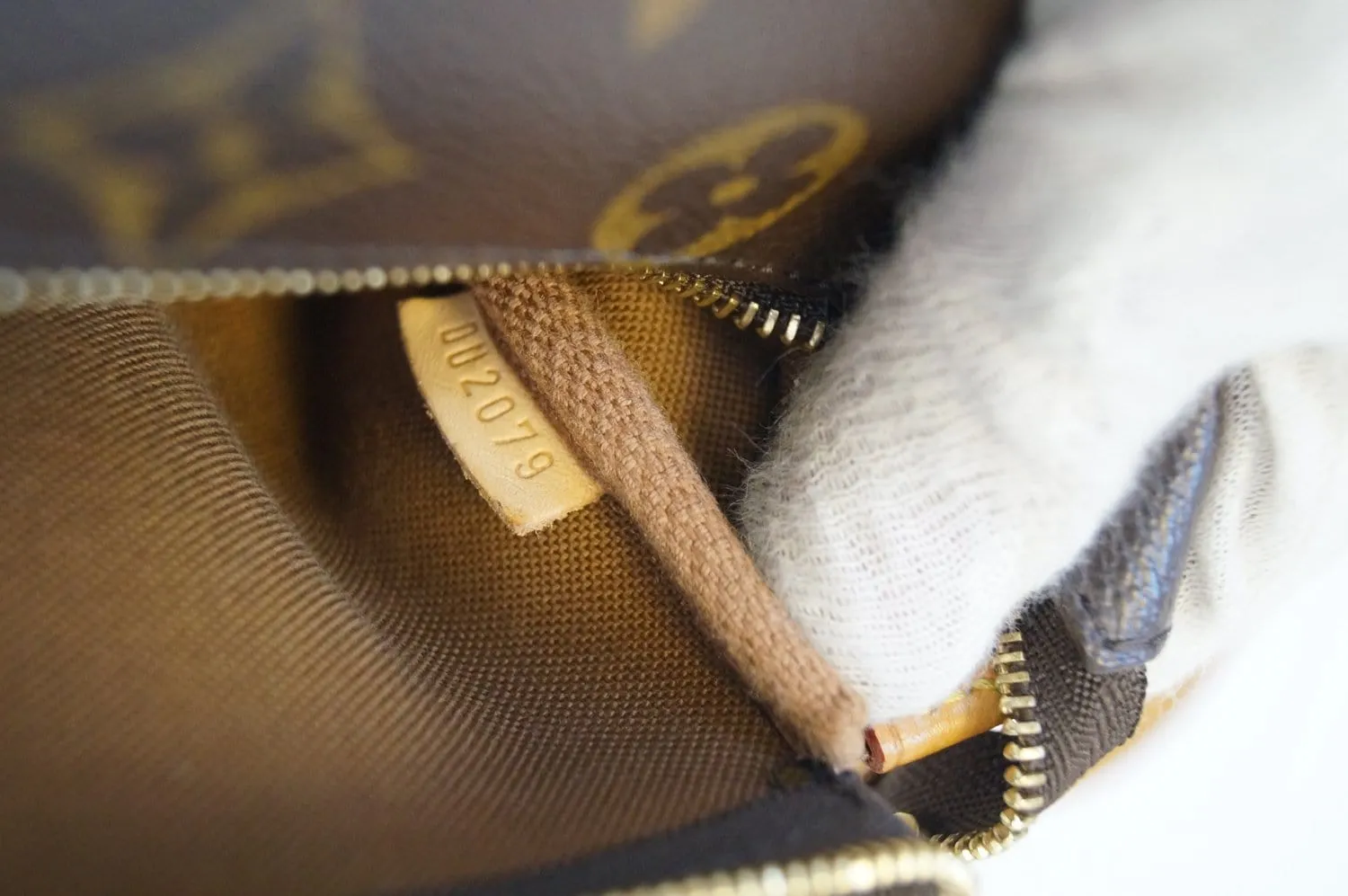 LOUIS VUITTON Monogram Eva Pouch Messenger Bag