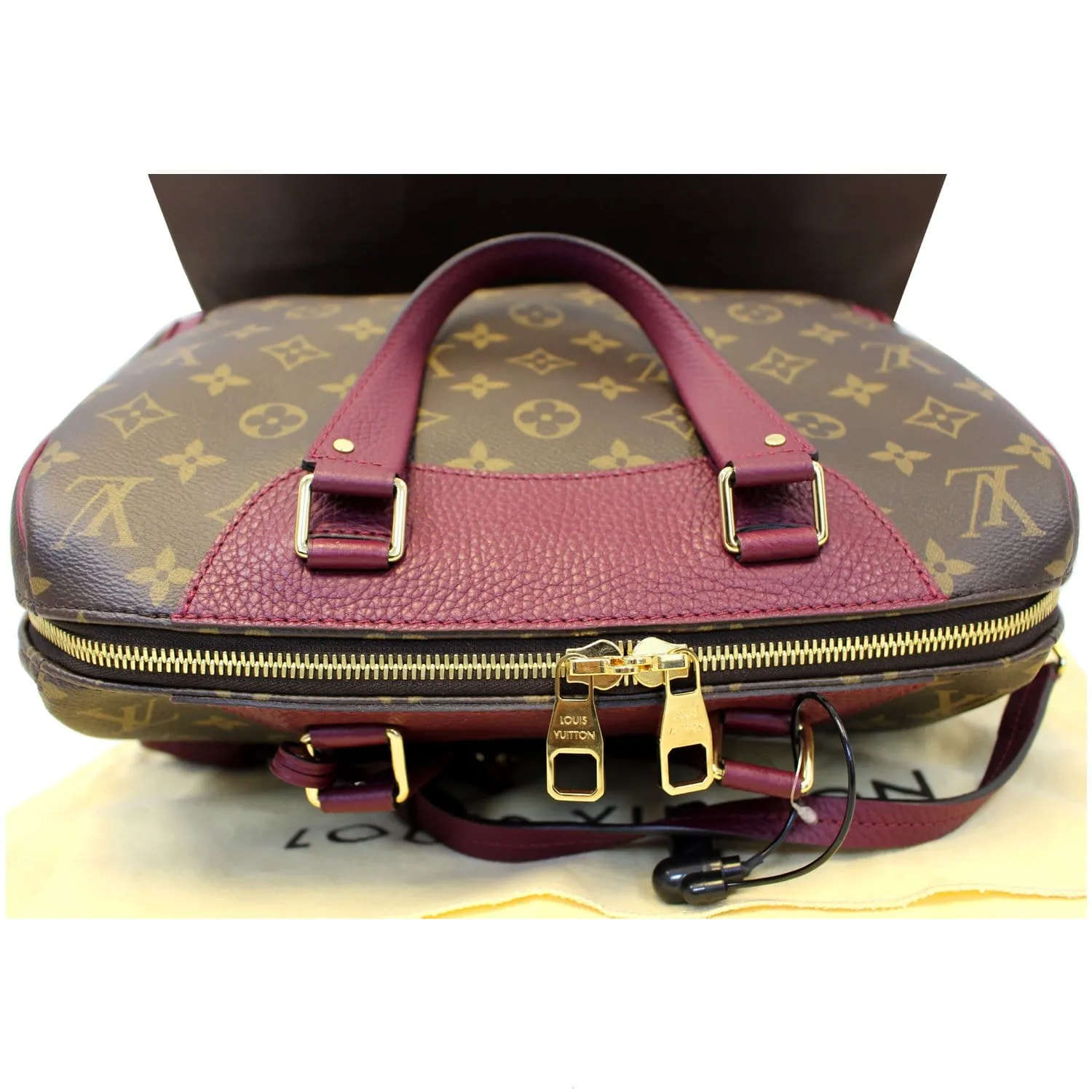 LOUIS VUITTON Retiro NM Aurore Monogram Canvas Shoulder Bag