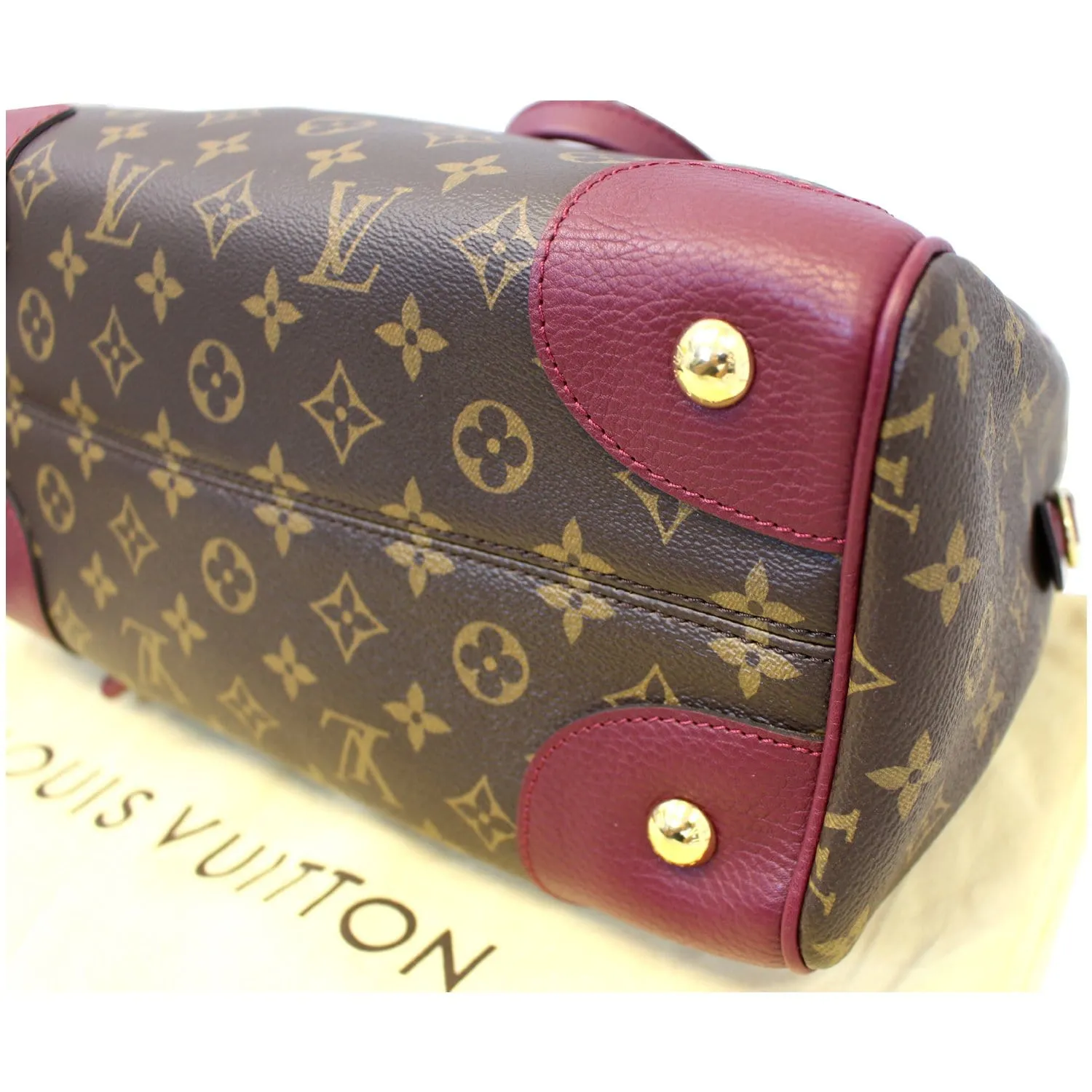LOUIS VUITTON Retiro NM Aurore Monogram Canvas Shoulder Bag