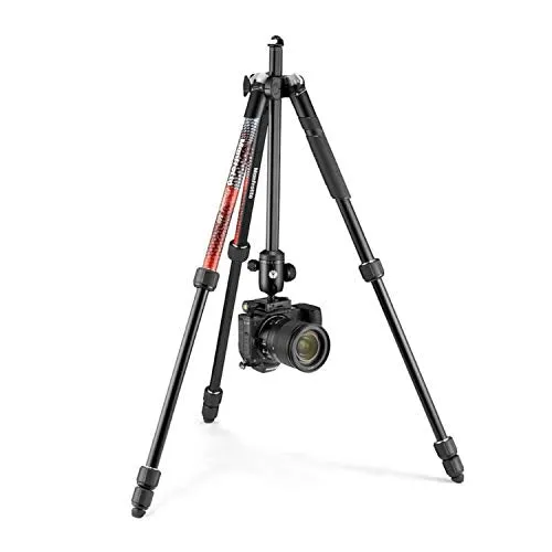Manfrotto Element MII 4-Section Aluminum Travel Tripod with Ball Head (Red)
