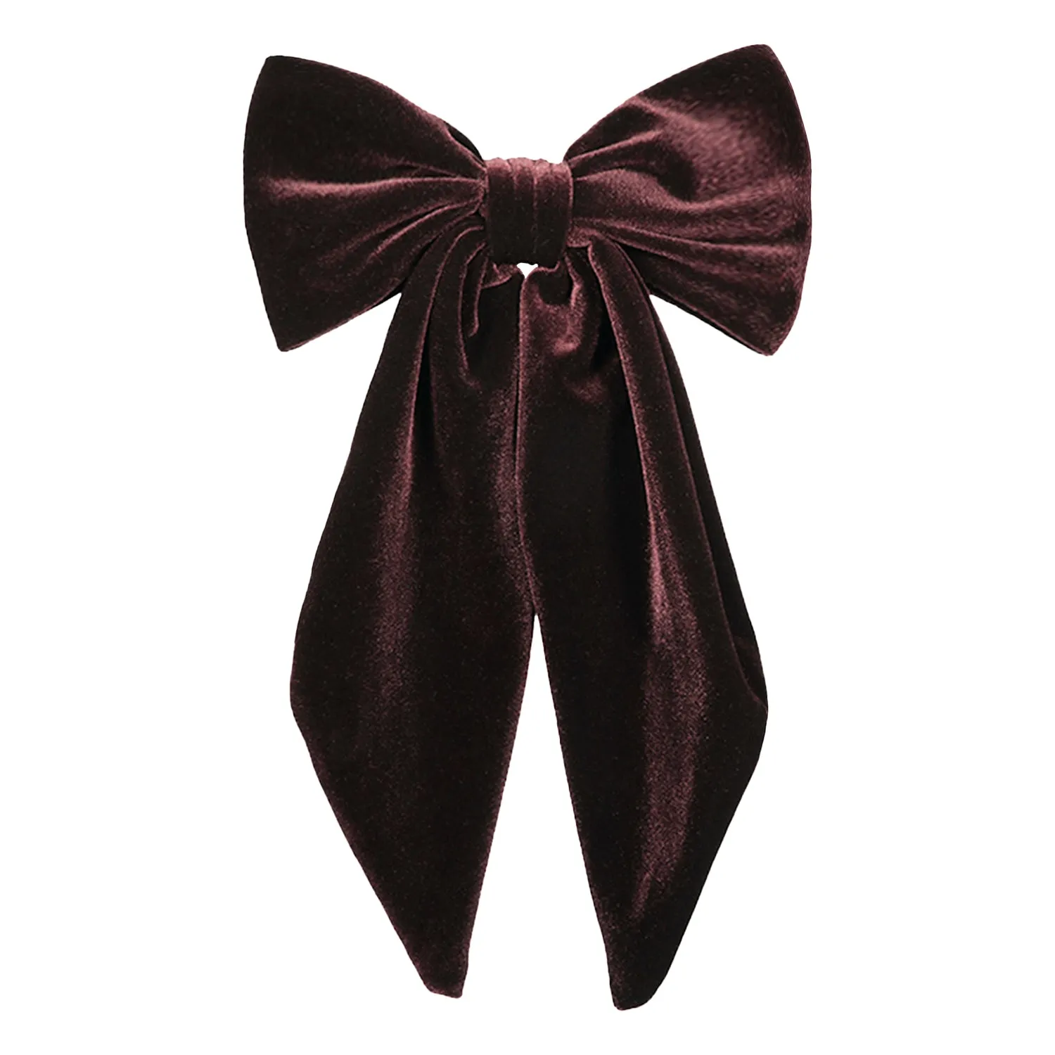 Marie Antoinette Brown Tail Bow Barrette
