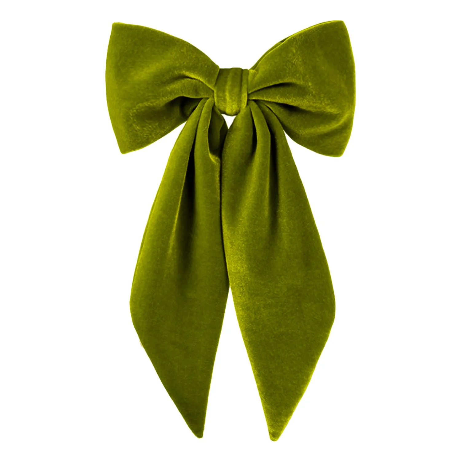 Marie Antoinette Olive Tail Bow Barrette