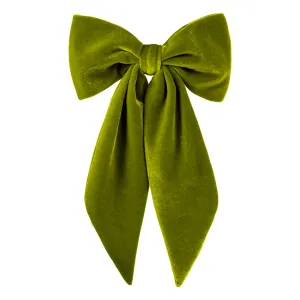 Marie Antoinette Olive Tail Bow Barrette