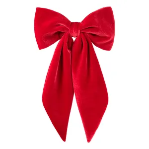 Marie Antoinette Red Tail Bow Barrette