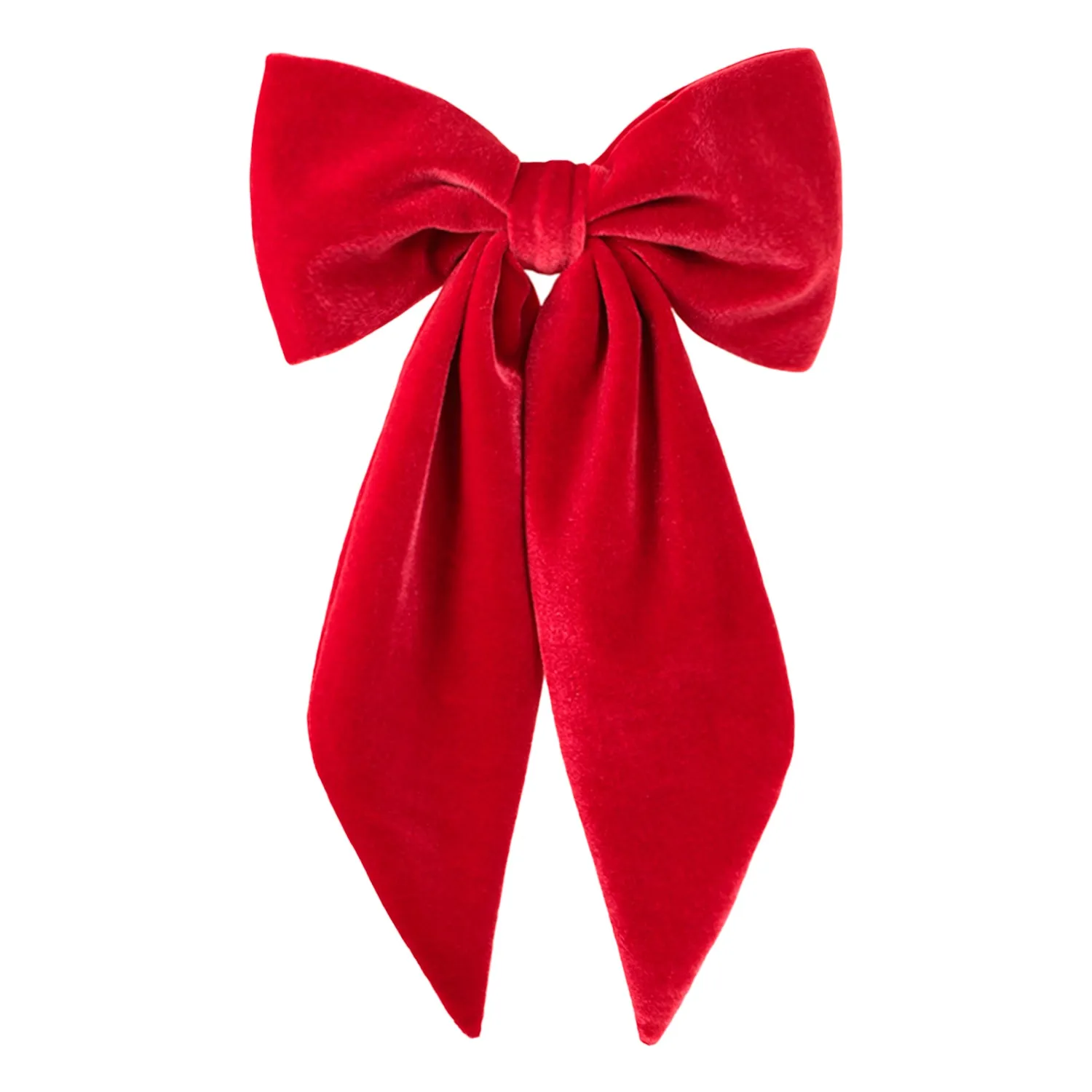 Marie Antoinette Red Tail Bow Barrette