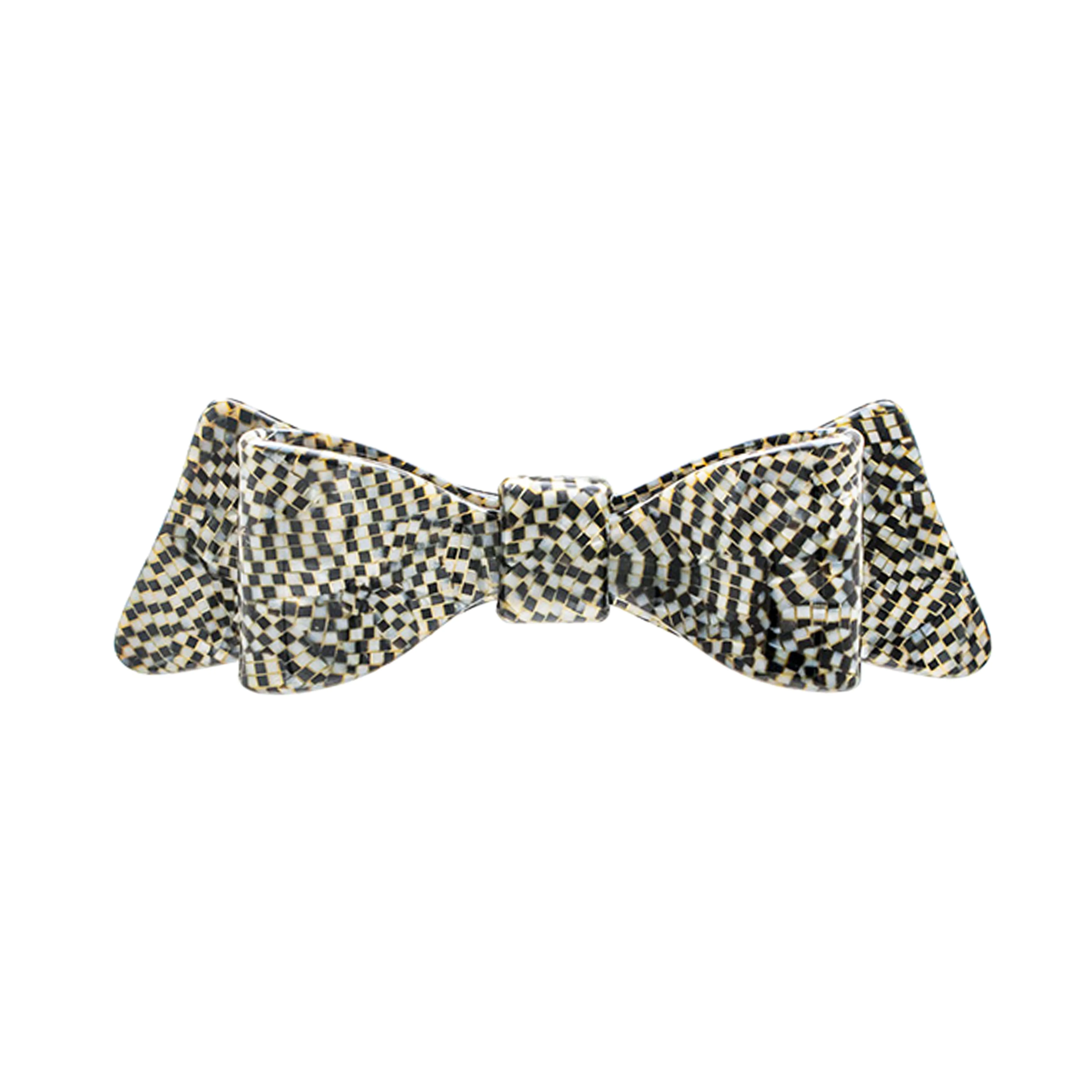 Marielle Large Damier Bow Hair Clip