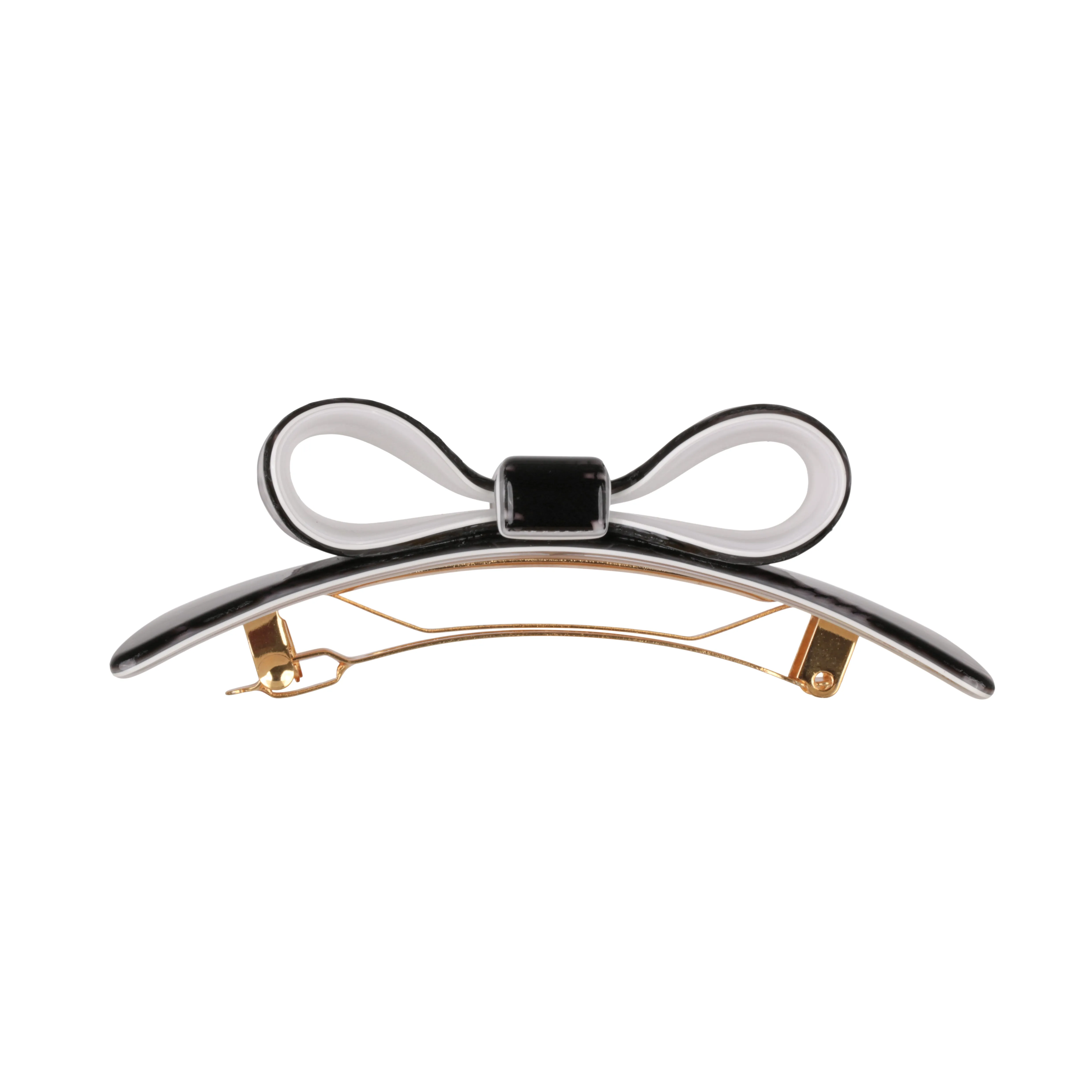 Marielle Large Dentelle White Bow Hair Clip