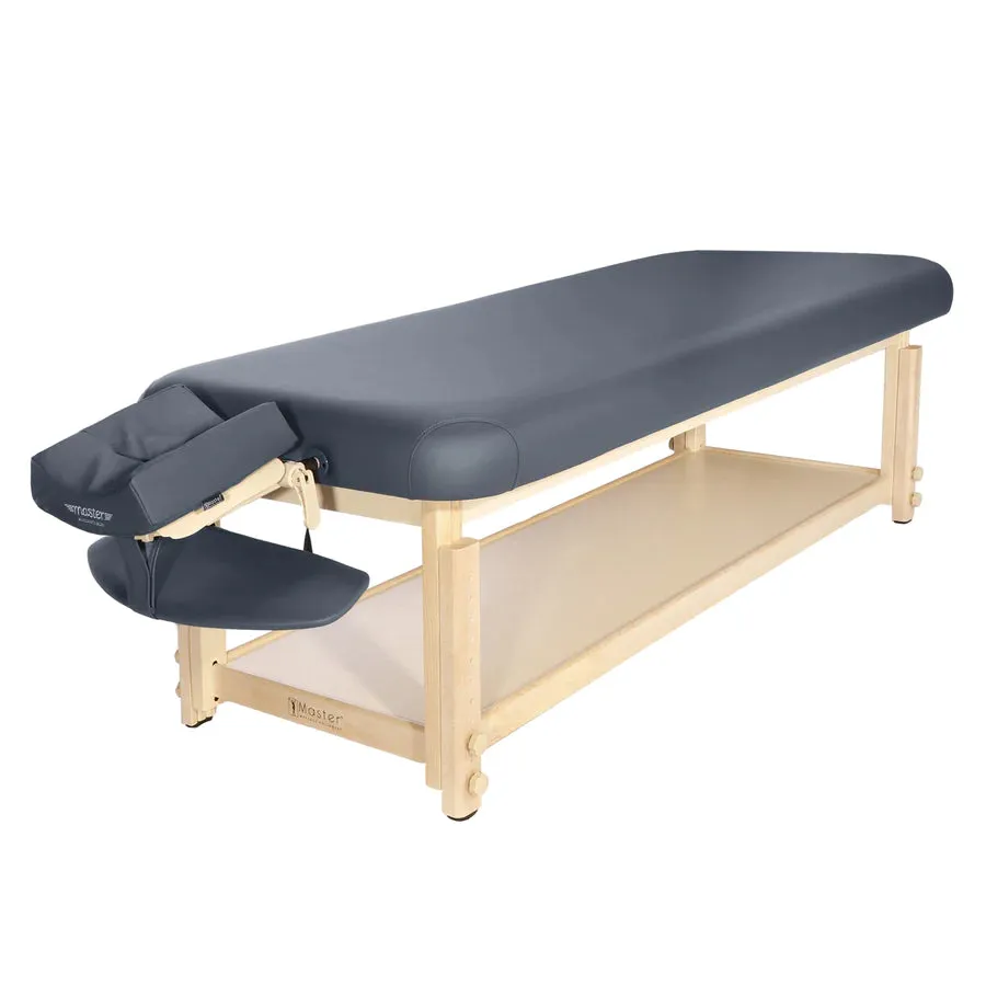 Master Massage 30" LAGUNA™ Stationary Massage Table Package - GREAT for Private Practitioners! (Navy Blue)