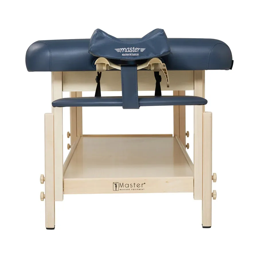 Master Massage 30" LAGUNA™ Stationary Massage Table Package - GREAT for Private Practitioners! (Navy Blue)