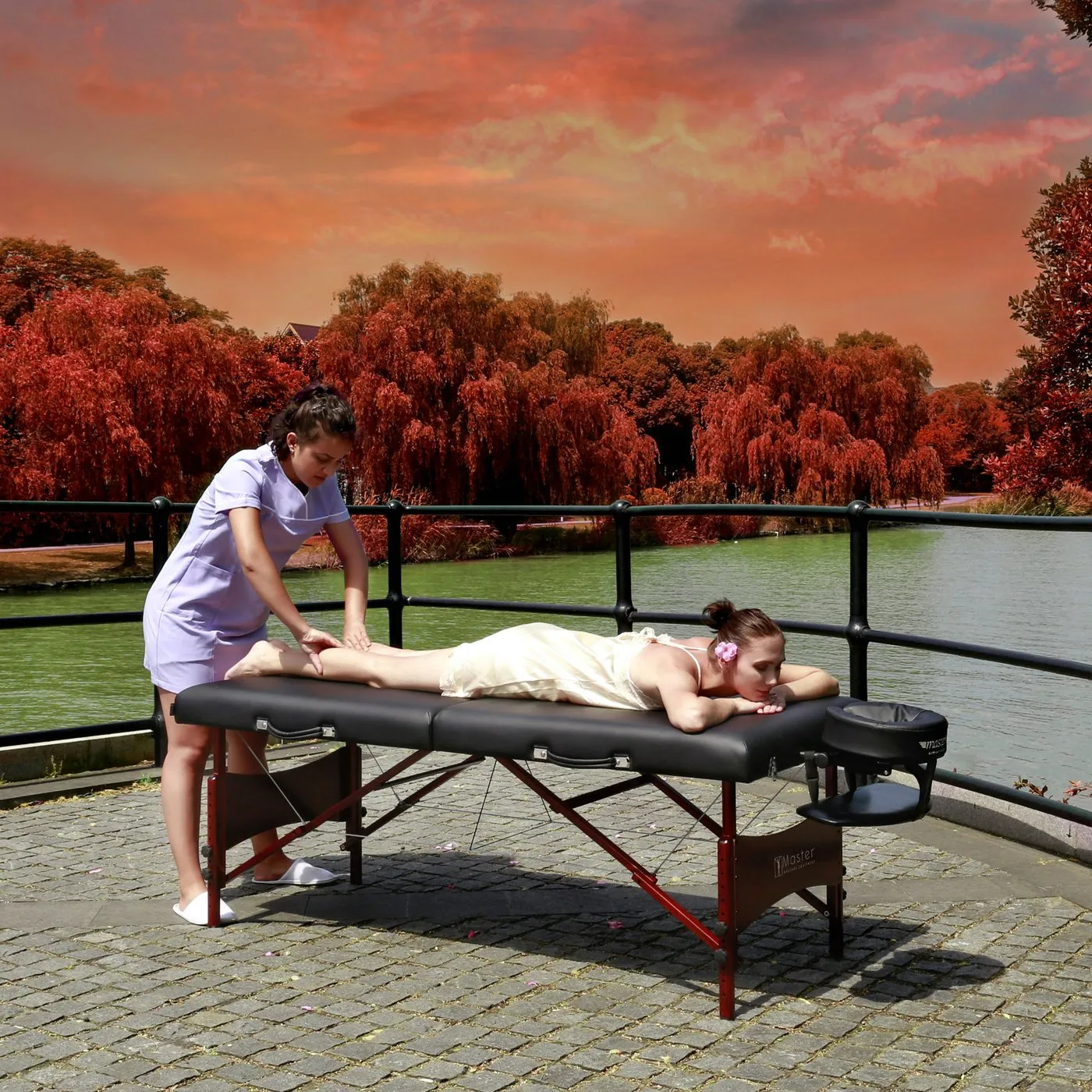Master Massage 30" Roma™ LX Portable Massage Table Package