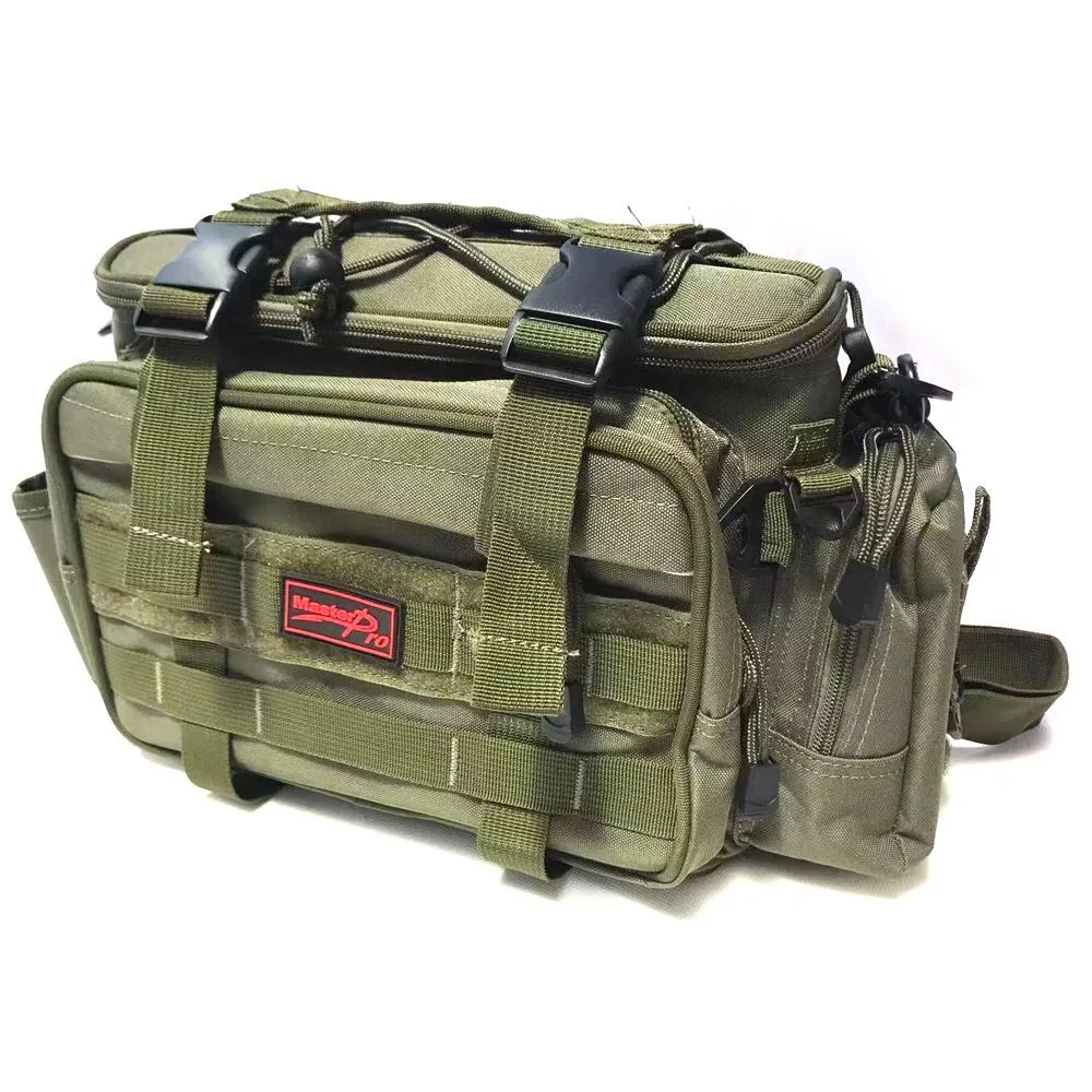 Masterpro Fishing Tackle Bag Shoulder Waist Bag with Bonus Fishing Tackle Hook